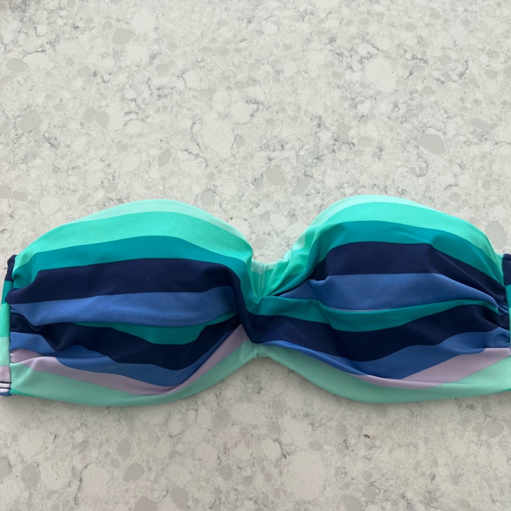Victoria secret strapless padded swim top